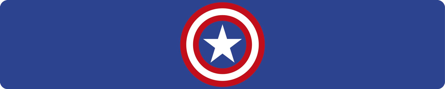 Artimagen Aufkleber Flagge rechteckig lang Captain America 100 x 20 mm Artimagen Aufkleber Flagge rechteckig lang Captain America 100 x 20 mm von Artimagen