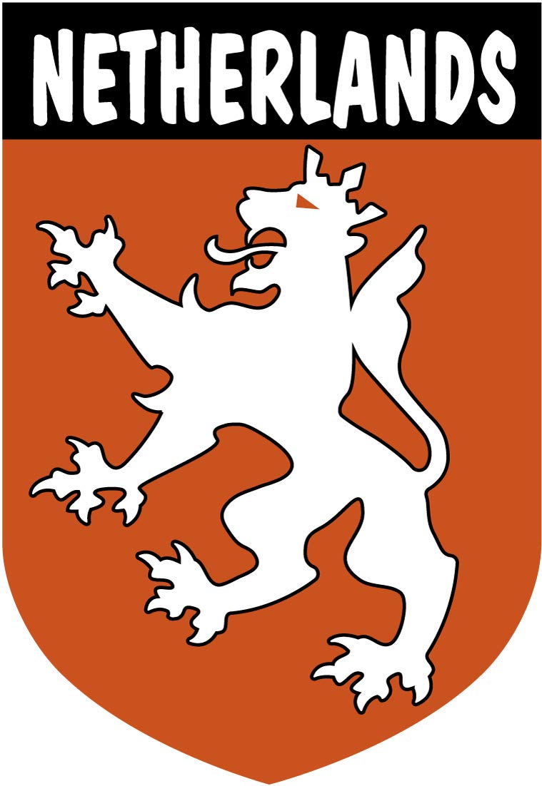 Artimagen Aufkleber Wappen Holland, 40 x 60 mm. von Artimagen