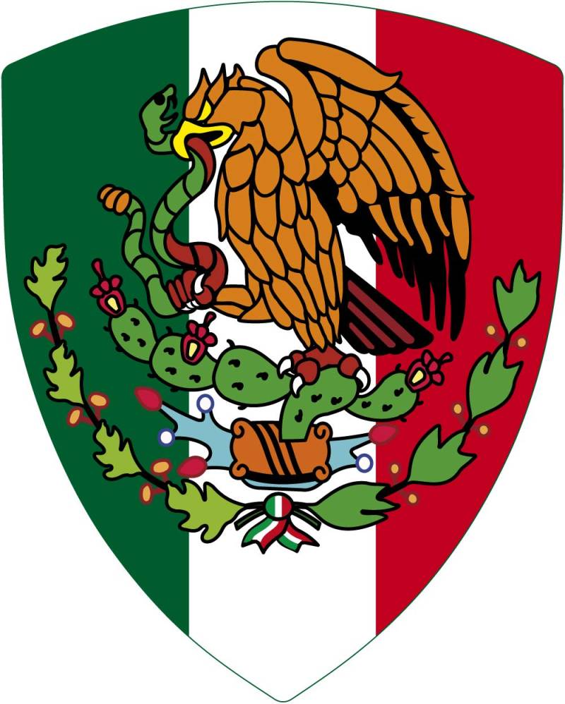Artimagen Aufkleber Wappen Pico Mexico 40 x 60 mm von Artimagen