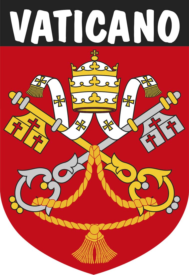 Artimagen Aufkleber, Wappen, Vatikan, 40 x 60 mm. von Artimagen