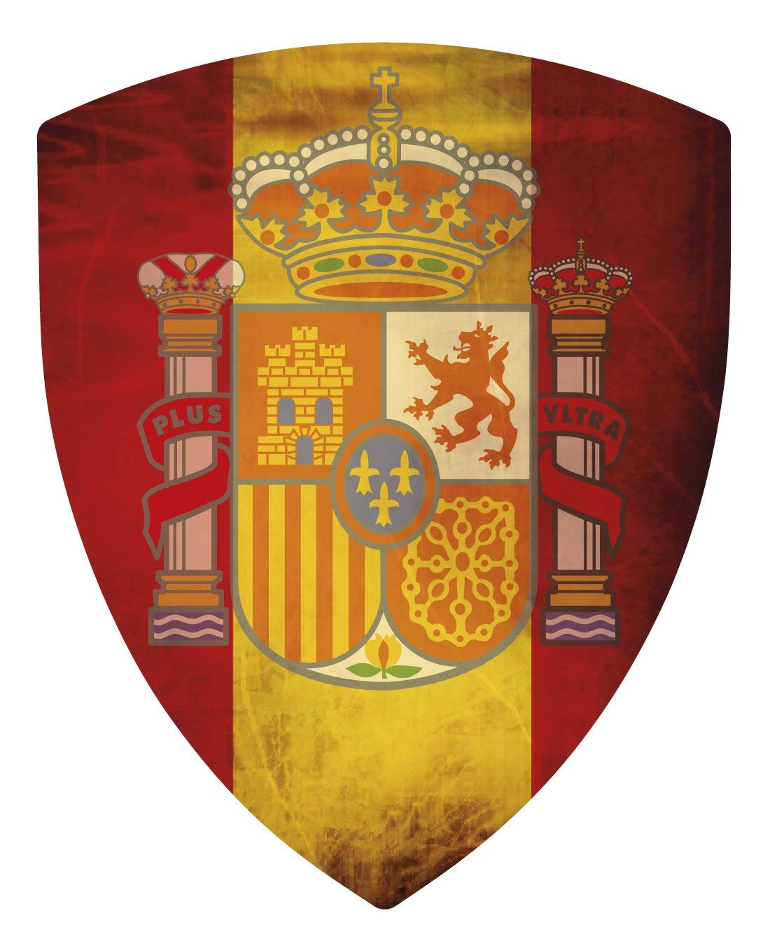 Artimagen Aufkleber Wappen Spanien Pico mit Effekten 40 x 60 mm. von Artimagen