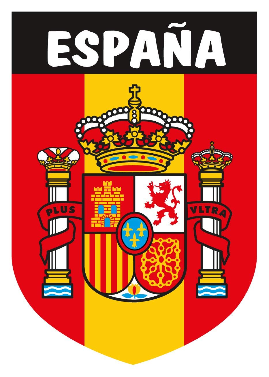 Artimagen Aufkleber, vertikales Wappen, Spanien, 40 x 60 mm. von Artimagen