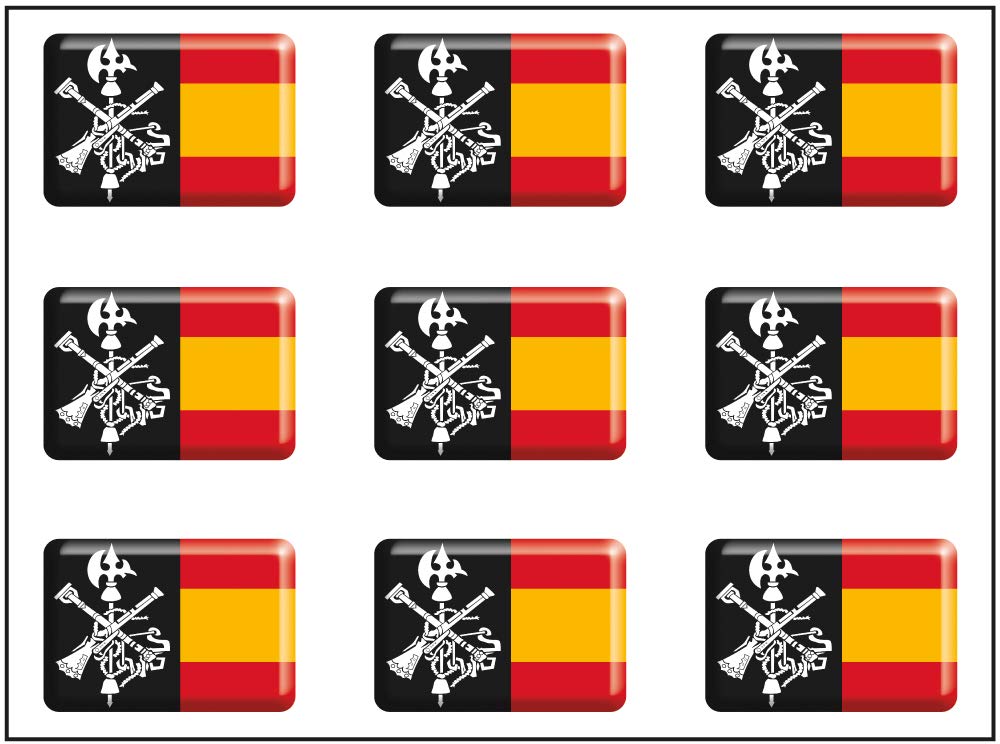 Aufkleber Rechtecke Logo Legion 9 Stück Kunstharz Aufkleber Rechtecke Logo Legion 9 Stück Kunstharz von Artimagen