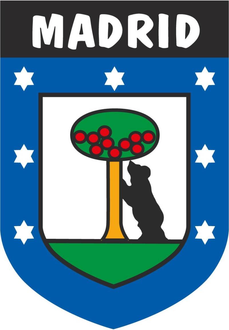 Aufkleber Wappen Madrid von Artimagen