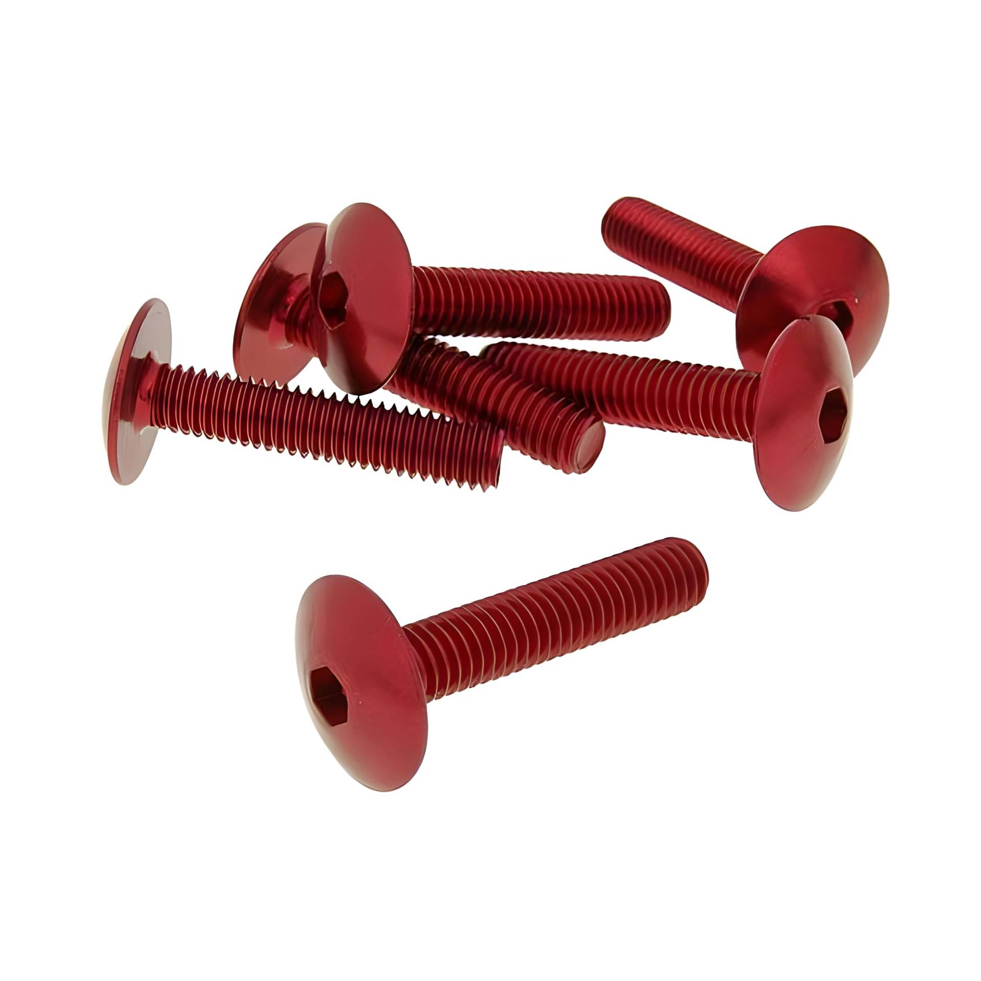 Vicma Fairing Screws hex Socket Head - Anodized Aluminum red - Set of 6 pcs - M6x30 Vicma Fairing Screws hex Socket Head - Anodized Aluminum red - Set of 6 pcs - M6x30 von Artist Unknown