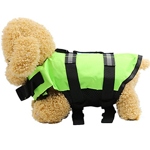 Artistic9 Kleine Hunde-Decke, für Haustiere, Welpen, verstellbar Doggy Leben Jacke mit Rettungs-Griff mit Zubehör von Artistic9