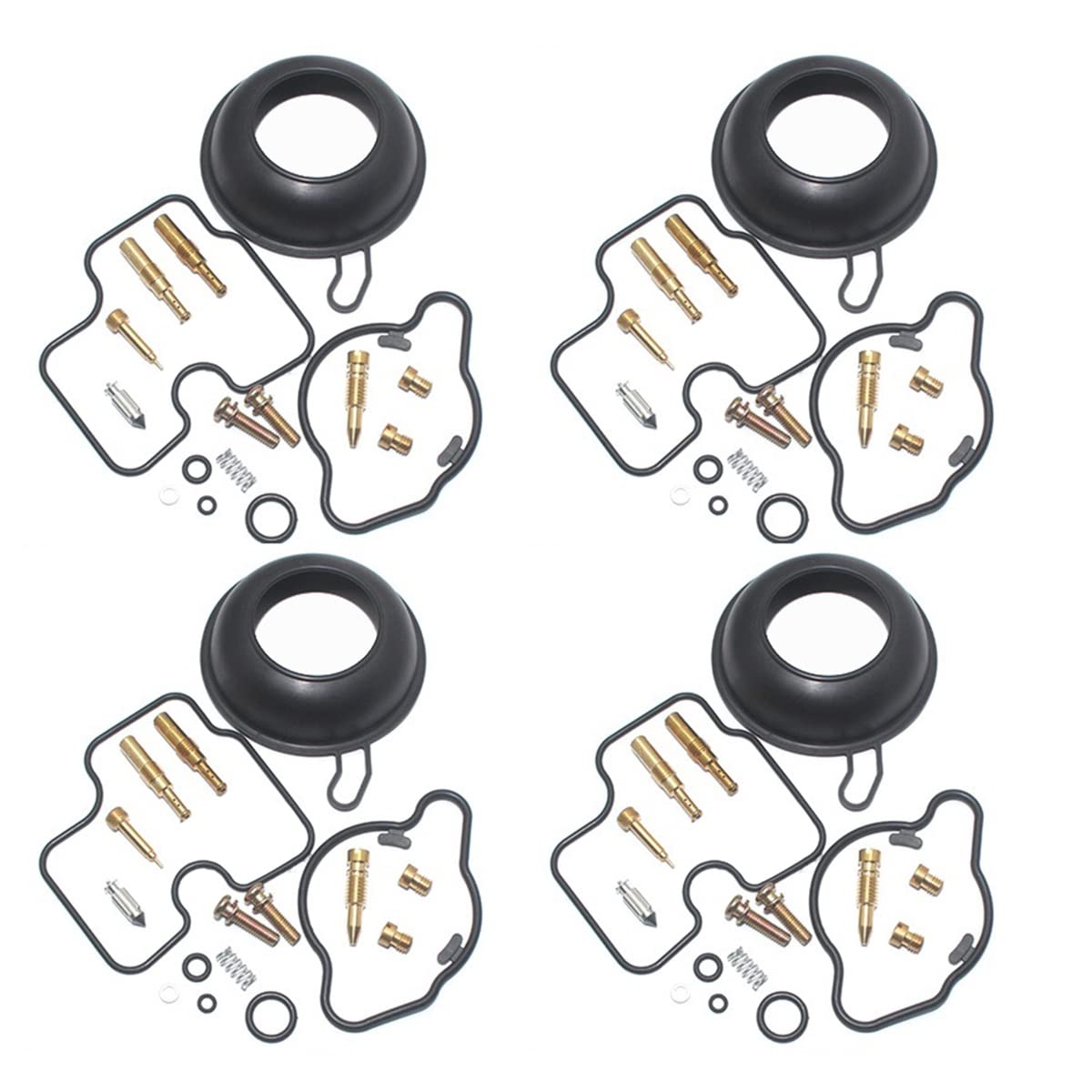 Artsim Vergaser-Kit Motorradvergaserreparatur for CBR 600 CBR600 F4 CBR600F4 Dichtungsdichtungskomponentenkomponenten-Membran Vergaser (Color : 4 Repair Diaphragm) von Artsim