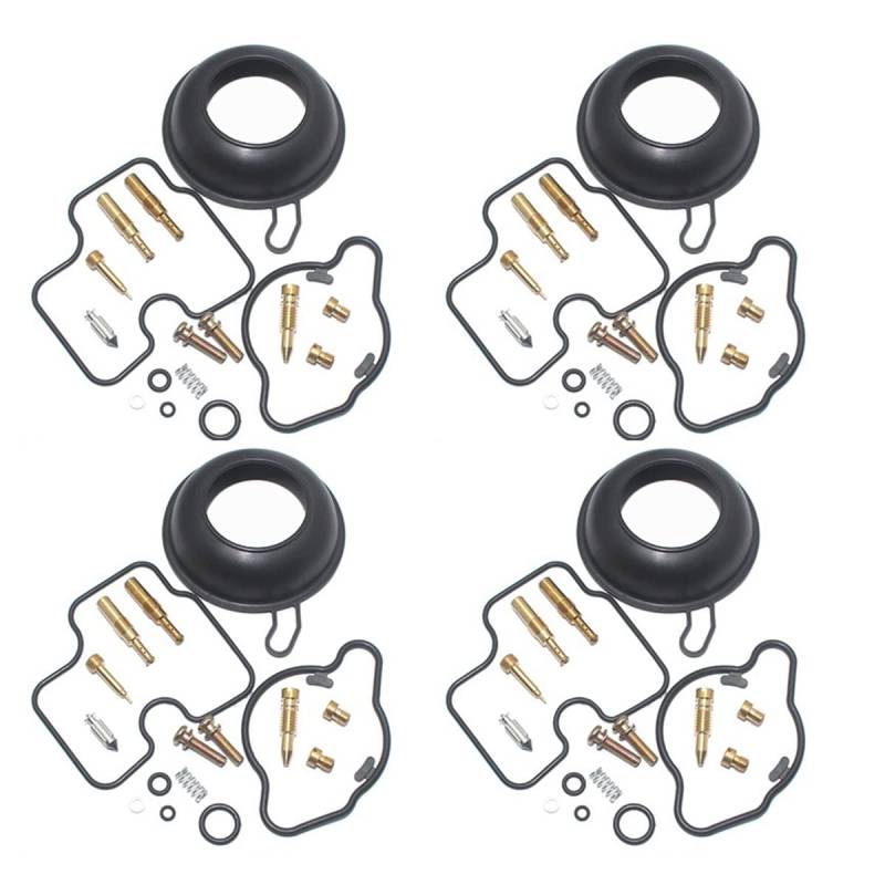 Artsim Vergaser-Kit Motorradvergaserreparatur for CBR 600 CBR600 F4 CBR600F4 Dichtungsdichtungskomponentenkomponenten-Membran Vergaser (Color : 4 Repair Diaphragm) von Artsim