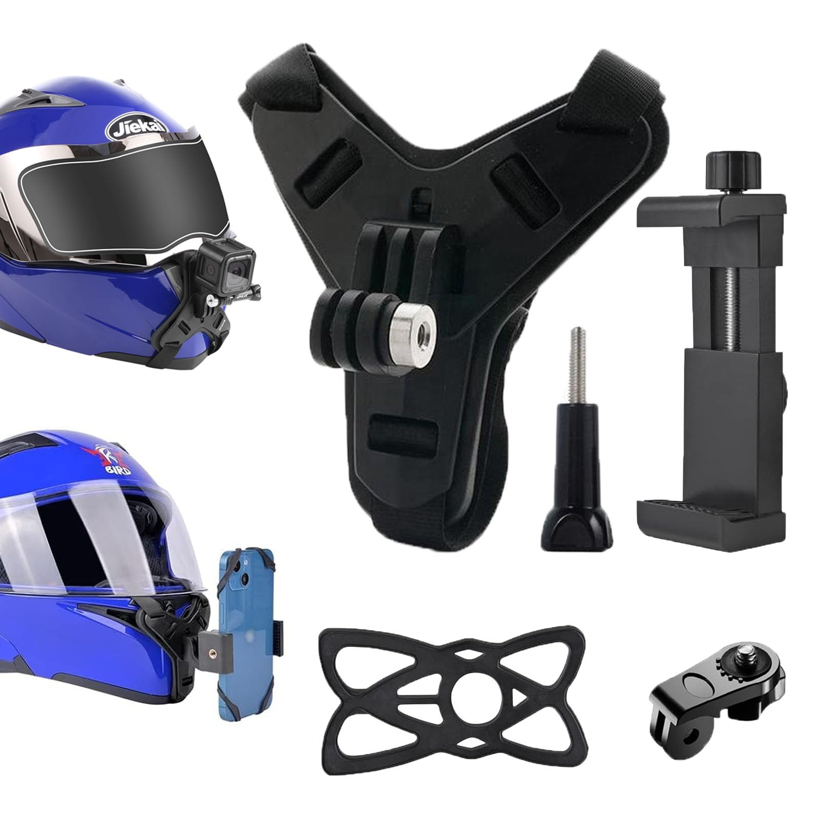 Motorradhelm Halterung Motorradhelm-Kinnhalterungs-Kits mit 4 Zubehör, Motorrad Helmhalterung für GoPro Hero 13/12/11/10/9/8/7/6/5, DJI Osmo Action, Session, Xiaomi Yi, SJCAM, Campark,Schwarz Motorradhelm Halterung Motorradhelm-Kinnhalterungs-Kits mit 4 Zubehör, Motorrad Helmhalterung für GoPro Hero 13/12/11/10/9/8/7/6/5, DJI Osmo Action, Session, Xiaomi Yi, SJCAM, Campark,Schwarz von Artspherees