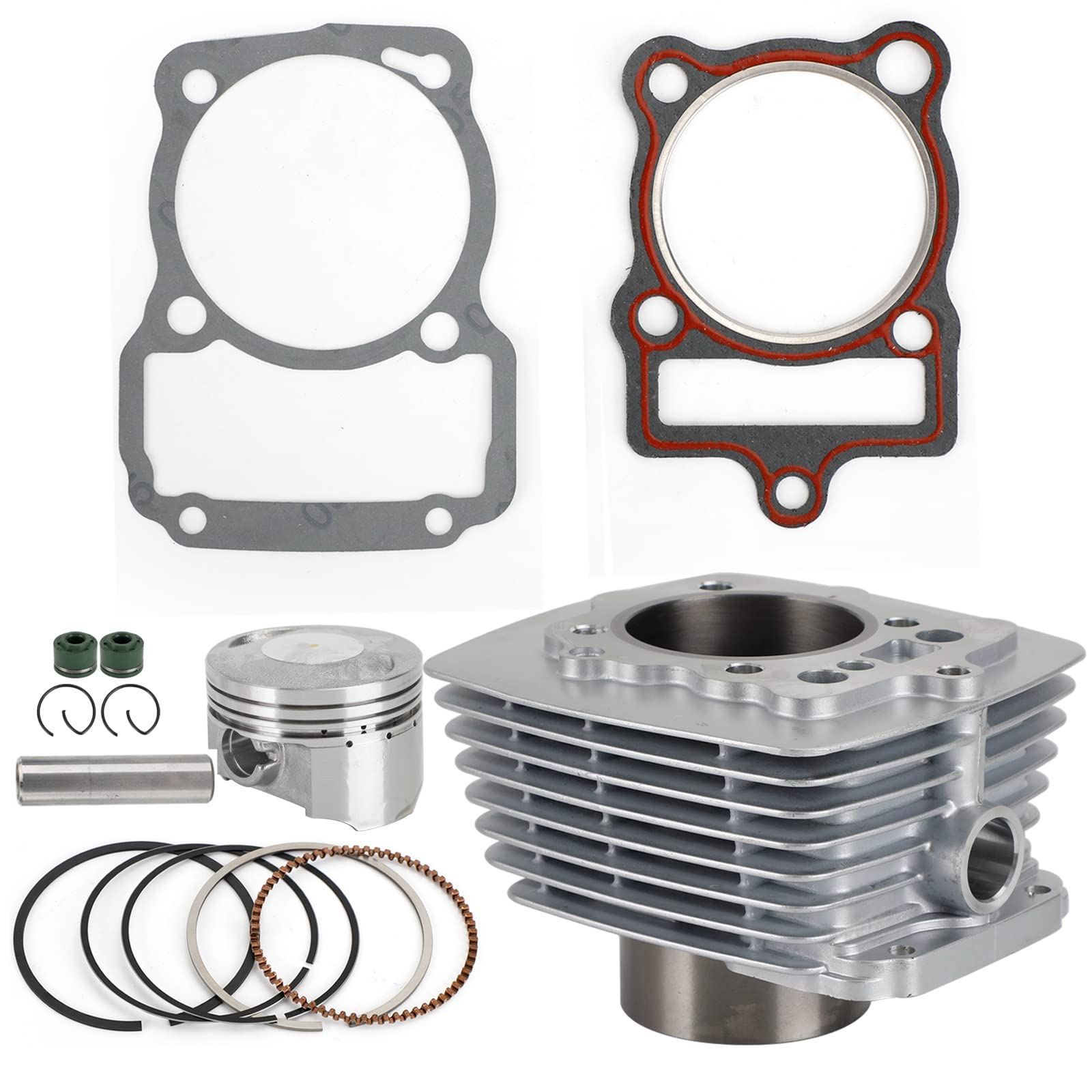 Artudatech 67mm Zylinder Zylinderkopf Kolben Dichtungs-Kit passend für ZongShen CG250 Luftgekühlter Motor Pit Dirt Bike ATV Quad 250cc Artudatech 67mm Zylinder Zylinderkopf Kolben Dichtungs-Kit passend für ZongShen CG250 Luftgekühlter Motor Pit Dirt Bike ATV Quad 250cc von Artudatech