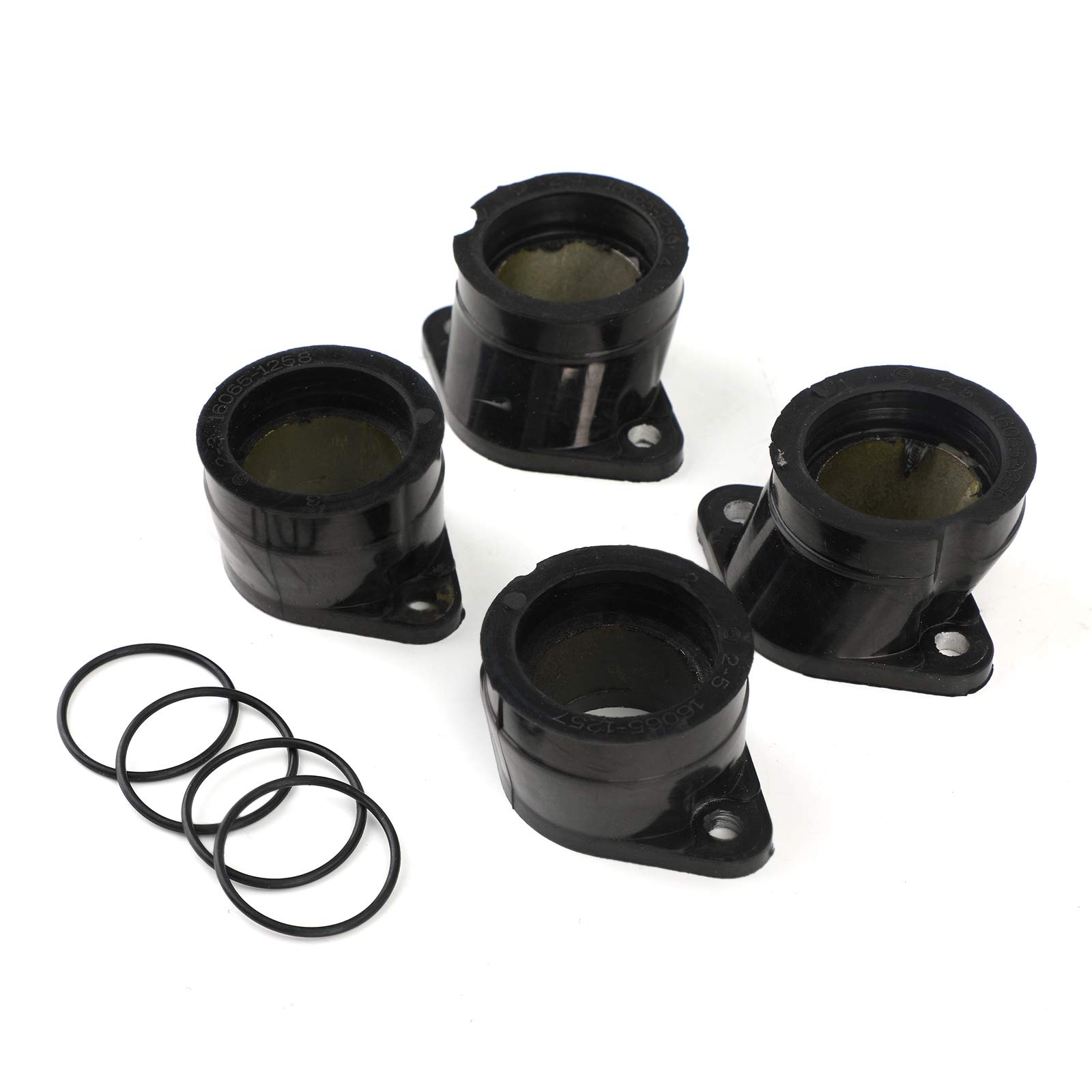 Artudatech Ansaugkrümmermanschetten-Vergaser, 4 Stück, Vergaser, Ansaugmanschette, passend für Z750 GT750 1992/1994, ZR750 ZR-7 1999–2003 Artudatech Ansaugkrümmermanschetten-Vergaser, 4 Stück, Vergaser, Ansaugmanschette, passend für Z750 GT750 1992/1994, ZR750 ZR-7 1999–2003 von Artudatech