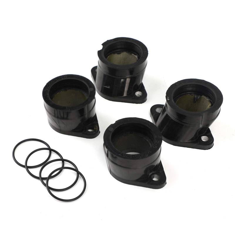 Artudatech Ansaugkrümmermanschetten-Vergaser, 4 Stück, Vergaser, Ansaugmanschette, passend für Z750 GT750 1992/1994, ZR750 ZR-7 1999–2003 von Artudatech