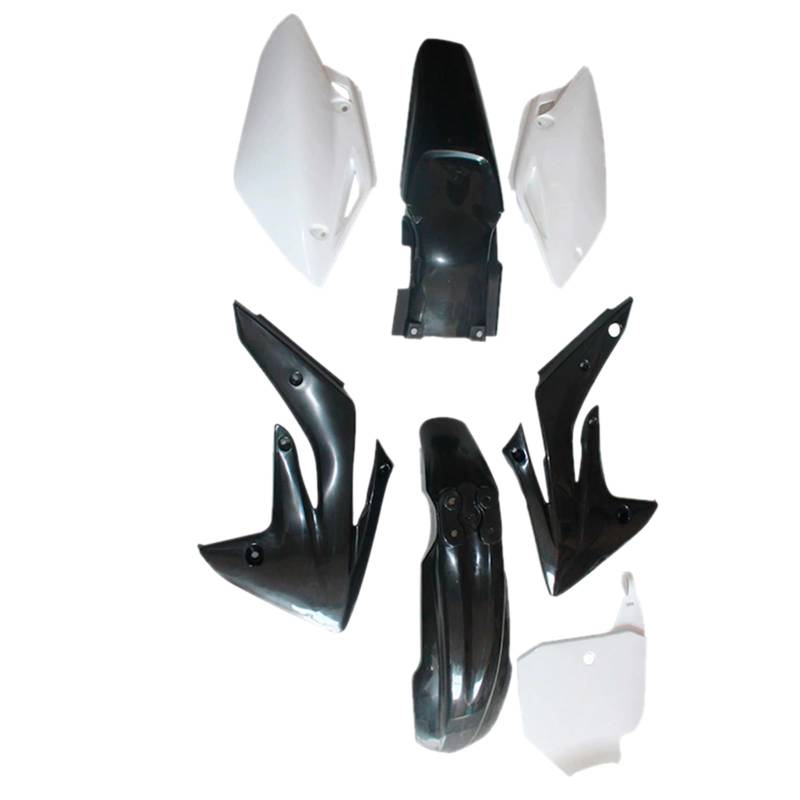 Artudatech Fender Verkleidungssatz Motorrad Fender Fairing Kit Front&Rear Bodywork Cowl Cover Karosserieabdeckung Passend für Honda CRF150R CRF150RB 2007-2014 Schwarz von Artudatech