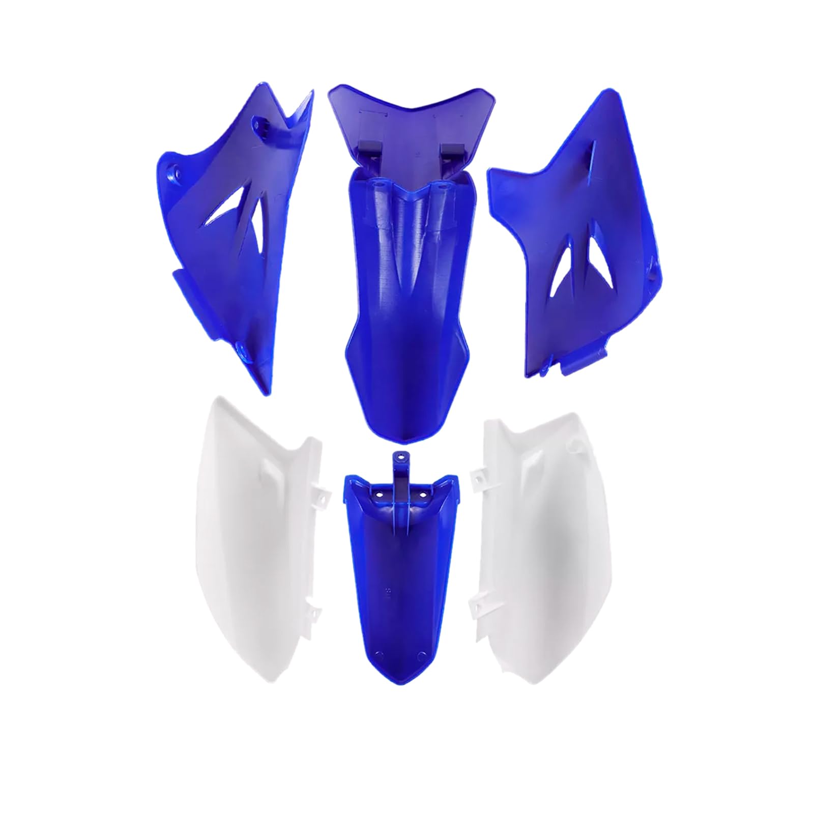 Artudatech Fender Verkleidungssatz Motorrad Fender Fairing Kit Front&Rear Bodywork Cowl Cover Karosserieabdeckung Passend für Yamaha TTR50 2006-2021 Blau von Artudatech