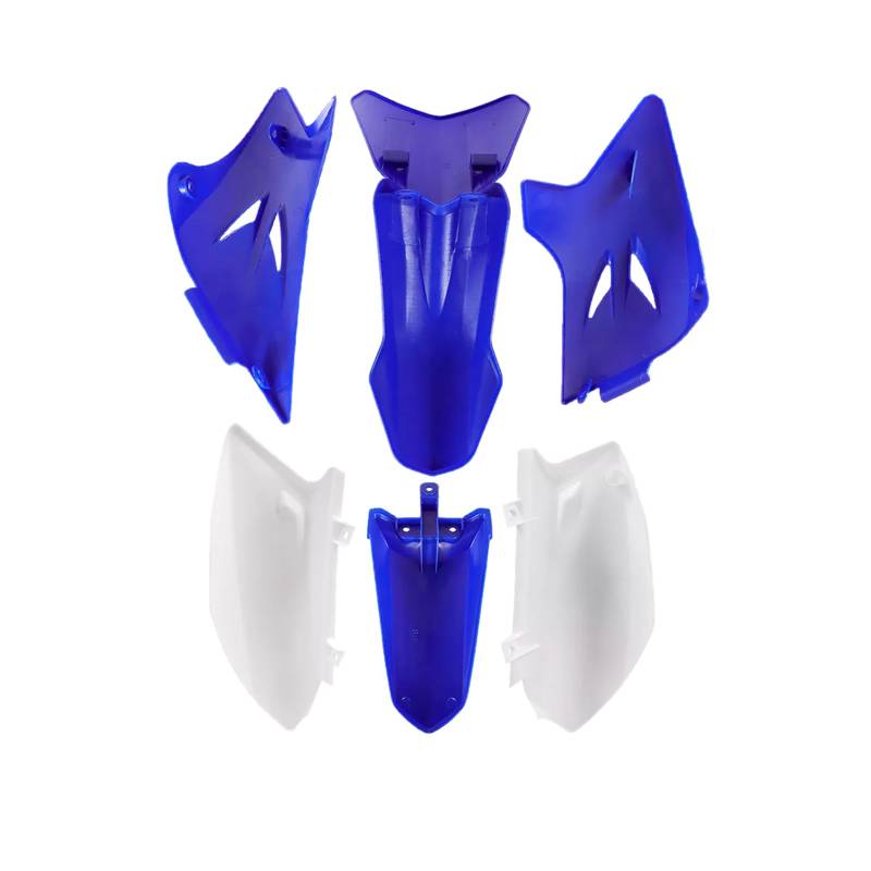 Artudatech Fender Verkleidungssatz Motorrad Fender Fairing Kit Front&Rear Bodywork Cowl Cover Karosserieabdeckung Passend für Yamaha TTR50 2006-2021 Blau von Artudatech