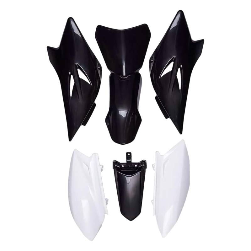 Artudatech Fender Verkleidungssatz Motorrad Fender Fairing Kit Front&Rear Bodywork Cowl Cover Karosserieabdeckung Passend für Yamaha TTR50 2006-2021 Schwarz von Artudatech