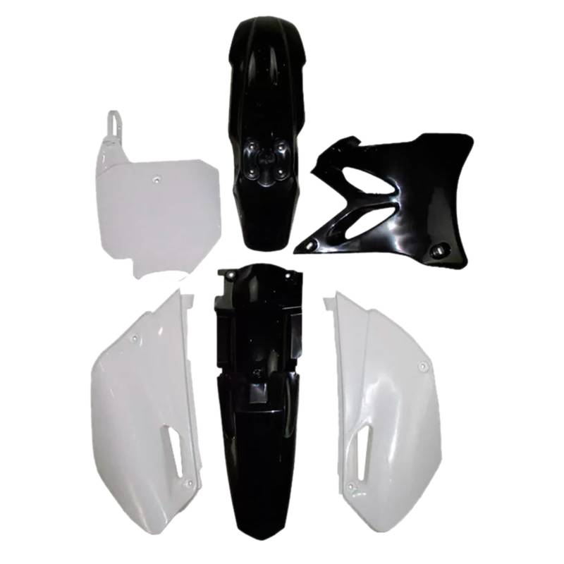 Artudatech Fender Verkleidungssatz Motorrad Fender Fairing Kit Front&Rear Bodywork Cowl Cover Karosserieabdeckung Passend für Yamaha YZ85 2002-2014 Schwarz von Artudatech