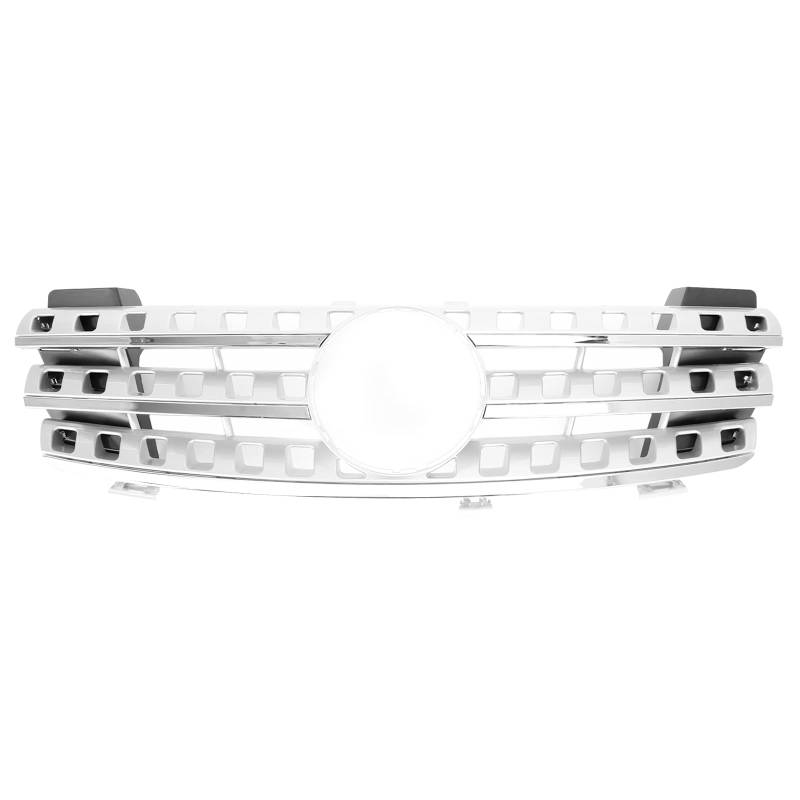Artudatech Fit for ML Class W164 20052008 Frontoben Grille hochwertiger ABS Plastik in Chrom und Silber direkte Austauschbarkeit verbessert den Gesamteindruck von Artudatech