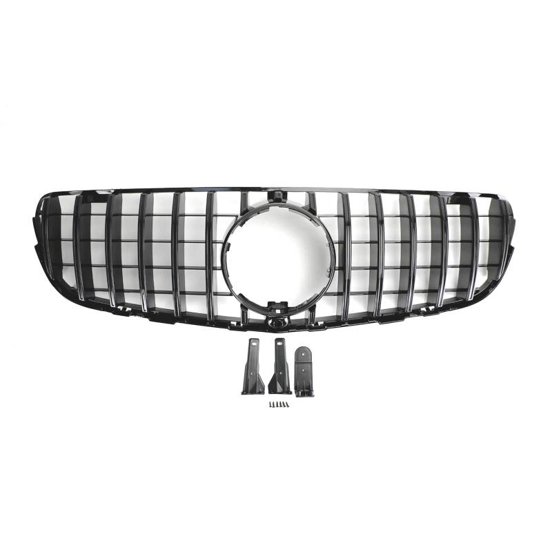 Artudatech Fit for Mercedes GLC Front Upper Grill 2015-2019 GLC300 GLC350 Fit for Mercedes ABS Plastic Show Plug and Play Easy Installation von Artudatech