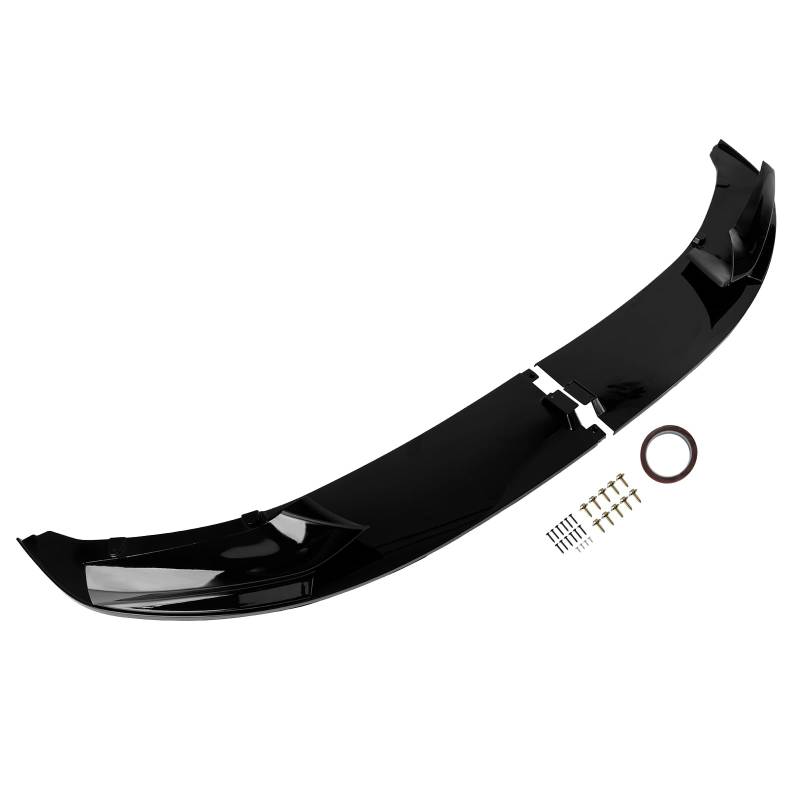 Artudatech Frontbumper Unterlippe Splitter Fit for BMW 5 Series F10 F11 2009-2017 M Sport ABS Schwarz Vorderer Front Unterlippe Splitter von Artudatech