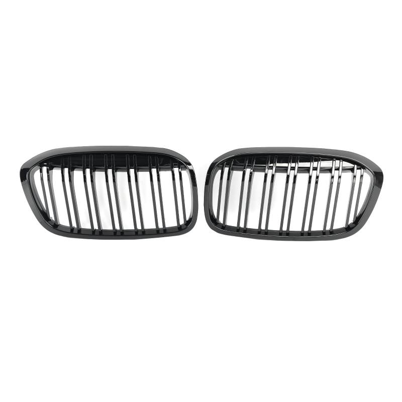 Artudatech Frontnieren-Grill Passend für BMW 2er F45 F46 2018-2021 2PCS Gloss Black von Artudatech