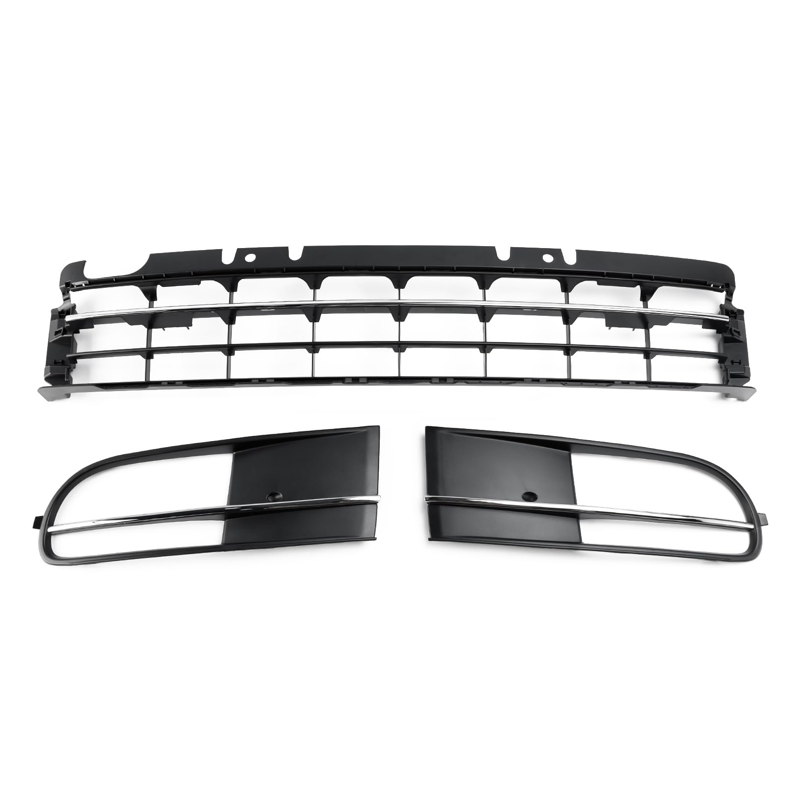 Artudatech Frontstoßstange Kühlergrill Front Bumper Lower Grille + Fog Light Grill Fit for VW Beetle 2012-2016 W/Chrome Artudatech Frontstoßstange Kühlergrill Front Bumper Lower Grille + Fog Light Grill Fit for VW Beetle 2012-2016 W/Chrome von Artudatech