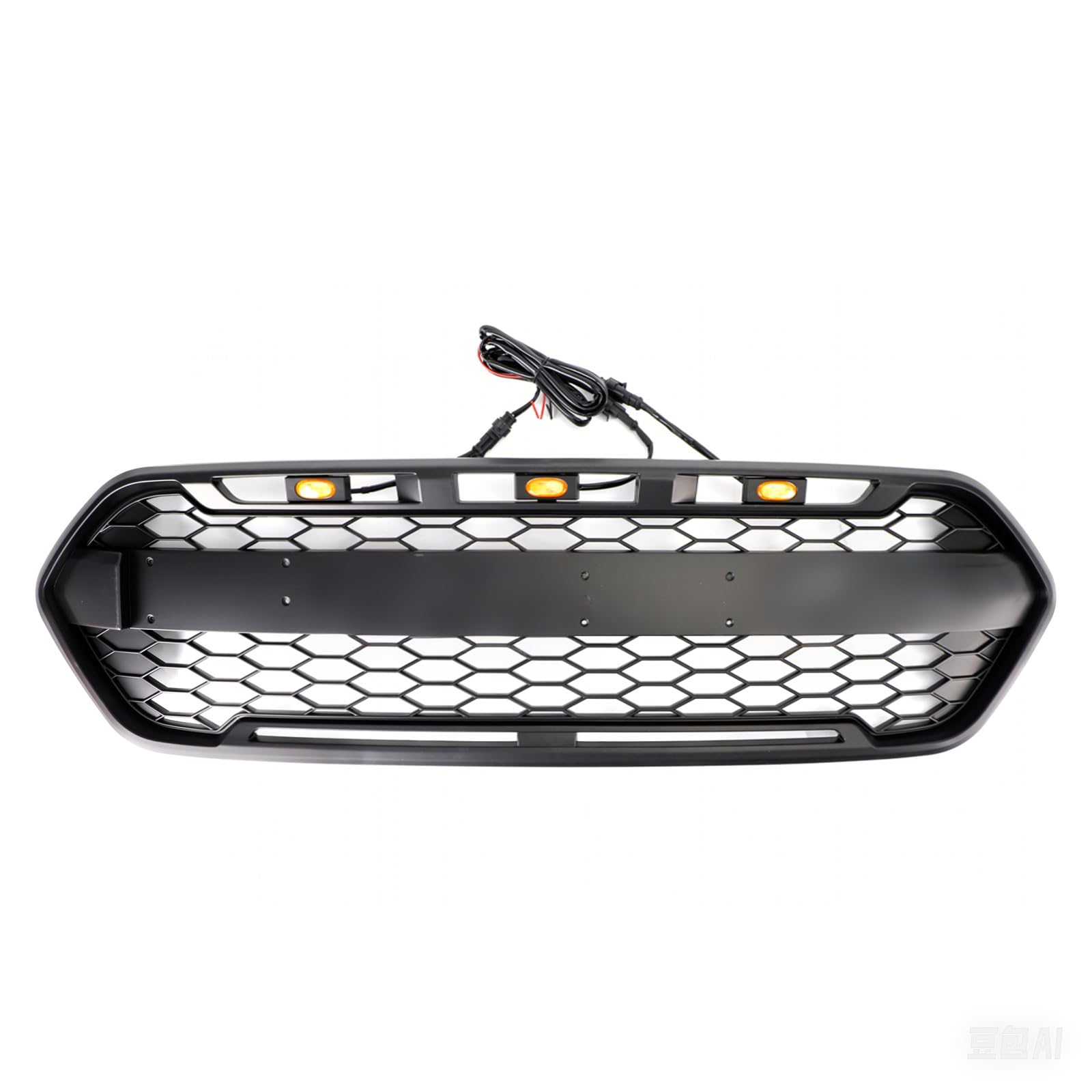 Artudatech Frontstoßstangengrill Frontgrill ABS Kühlergrill 2467234 für Ford Transit Custom 2018-2023 Nutzfahrzeuge Front Bumper Grille with Letters Artudatech Frontstoßstangengrill Frontgrill ABS Kühlergrill 2467234 für Ford Transit Custom 2018-2023 Nutzfahrzeuge Front Bumper Grille with Letters von Artudatech