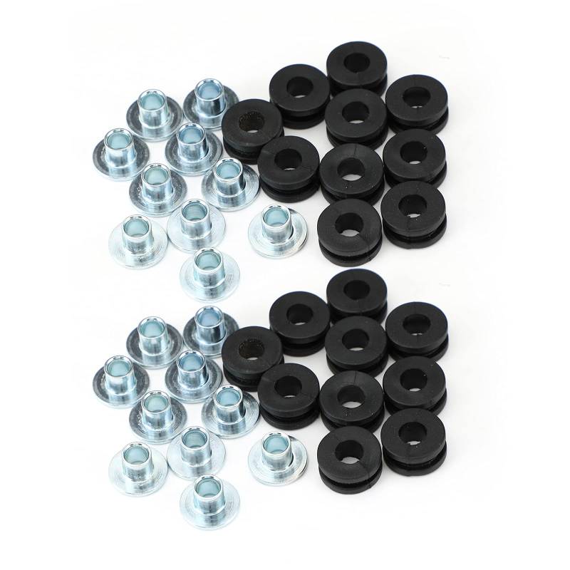 Artudatech Gummitüllen-Sortiment Motorcycle Rubber Grommets Assortment Fit for Honda Fairing Universal 20 Pack von Artudatech