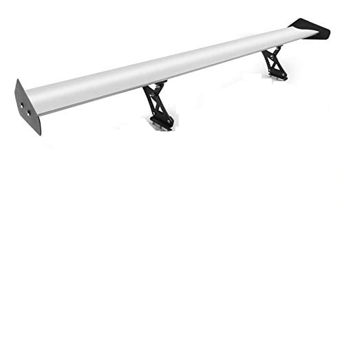 Artudatech Heckspoiler Universal, Aluminium Schrägheck Spoiler Flügel Heckflügel Verstellbar GT Spoilerflügel Rennspoiler Rear Spoiler, Silber Artudatech Heckspoiler Universal, Aluminium Schrägheck Spoiler Flügel Heckflügel Verstellbar GT Spoilerflügel Rennspoiler Rear Spoiler, Silber von Artudatech