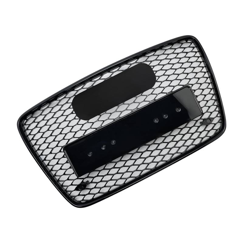 Artudatech Frontstoßstange Kühlergrill Gloss Black Front Bumper Radiator Vent Mesh Grille Grill Fit for Q7 2005-2015 von Artudatech