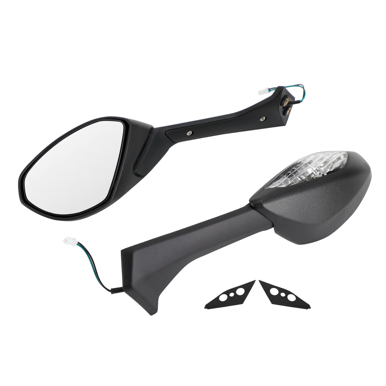 Artudatech Motorbike Side Mirrors, Rear View Mirrors LED Left and Right Compatible with Ducati Panigale V2 V4 V4S V4R 2018-2022 Artudatech Motorbike Side Mirrors, Rear View Mirrors LED Left and Right Compatible with Ducati Panigale V2 V4 V4S V4R 2018-2022 von Artudatech