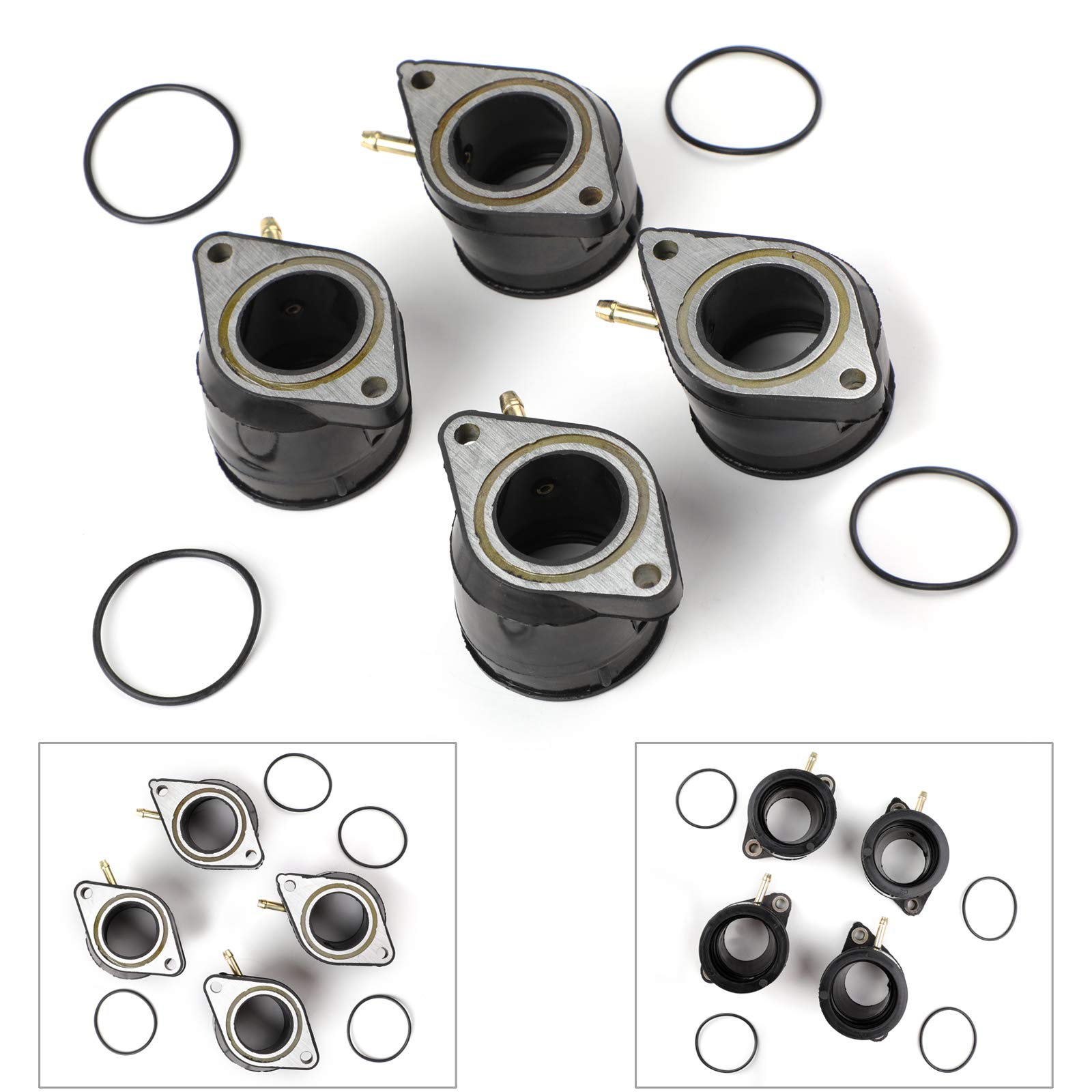 Artudatech Motorrad Ansaugstutzen, 4 Stck Ansaugkrümmer Ansaugstutzen-Set Vergaser Joint Flange für Yamaha XJ900 XJ900F 900 58L Artudatech Motorrad Ansaugstutzen, 4 Stck Ansaugkrümmer Ansaugstutzen-Set Vergaser Joint Flange für Yamaha XJ900 XJ900F 900 58L von Artudatech