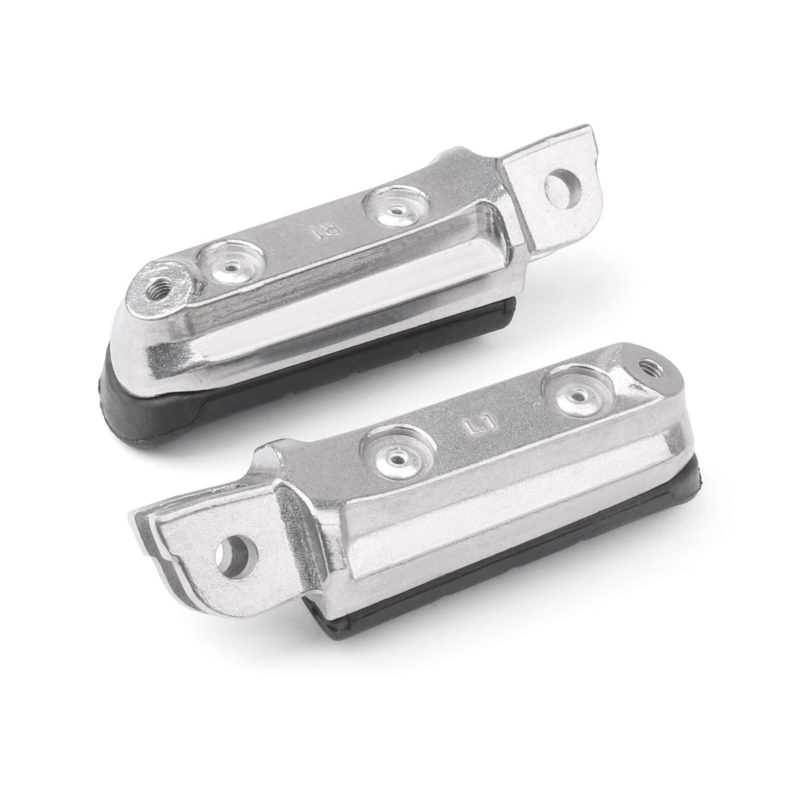 Artudatech Motorrad Fußstütze, Universelle Passform für Honda VT250 MC20 CB 400 500 600F 750F 1000F CBR, Schwarz, Stahl und Gummi, Vorder, Motorrad Artudatech Motorrad Fußstütze, Universelle Passform für Honda VT250 MC20 CB 400 500 600F 750F 1000F CBR, Schwarz, Stahl und Gummi, Vorder, Motorrad von Artudatech