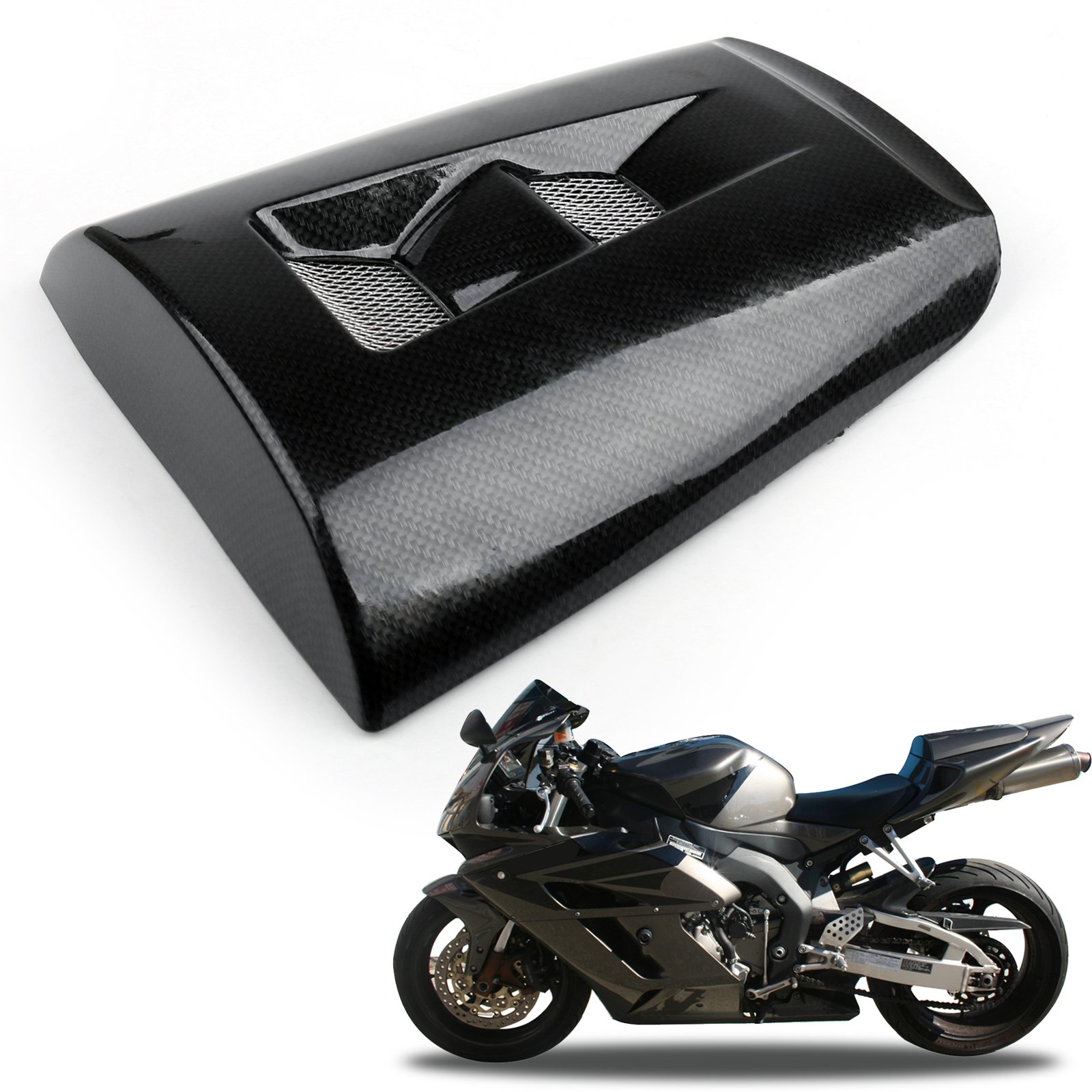 Artudatech Motorrad Soziusabdeckung Sitzkappe Verkleidung Heckabdeckung Rücksitzbezug Rear Seat Cowl Fairing Tail Cover für HON-DA CBR1000RR CBR 1000 RR 2004-2007 Artudatech Motorrad Soziusabdeckung Sitzkappe Verkleidung Heckabdeckung Rücksitzbezug Rear Seat Cowl Fairing Tail Cover für HON-DA CBR1000RR CBR 1000 RR 2004-2007 von Artudatech
