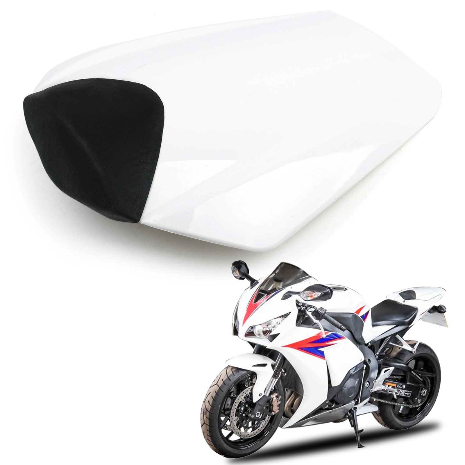 Artudatech Motorrad Soziusabdeckung Sitzkappe Verkleidung Heckabdeckung Rücksitzbezug Rear Seat Cowl Fairing Tail Cover für HON-DA CBR1000RR CBR 1000 RR 2008-2015 von Artudatech