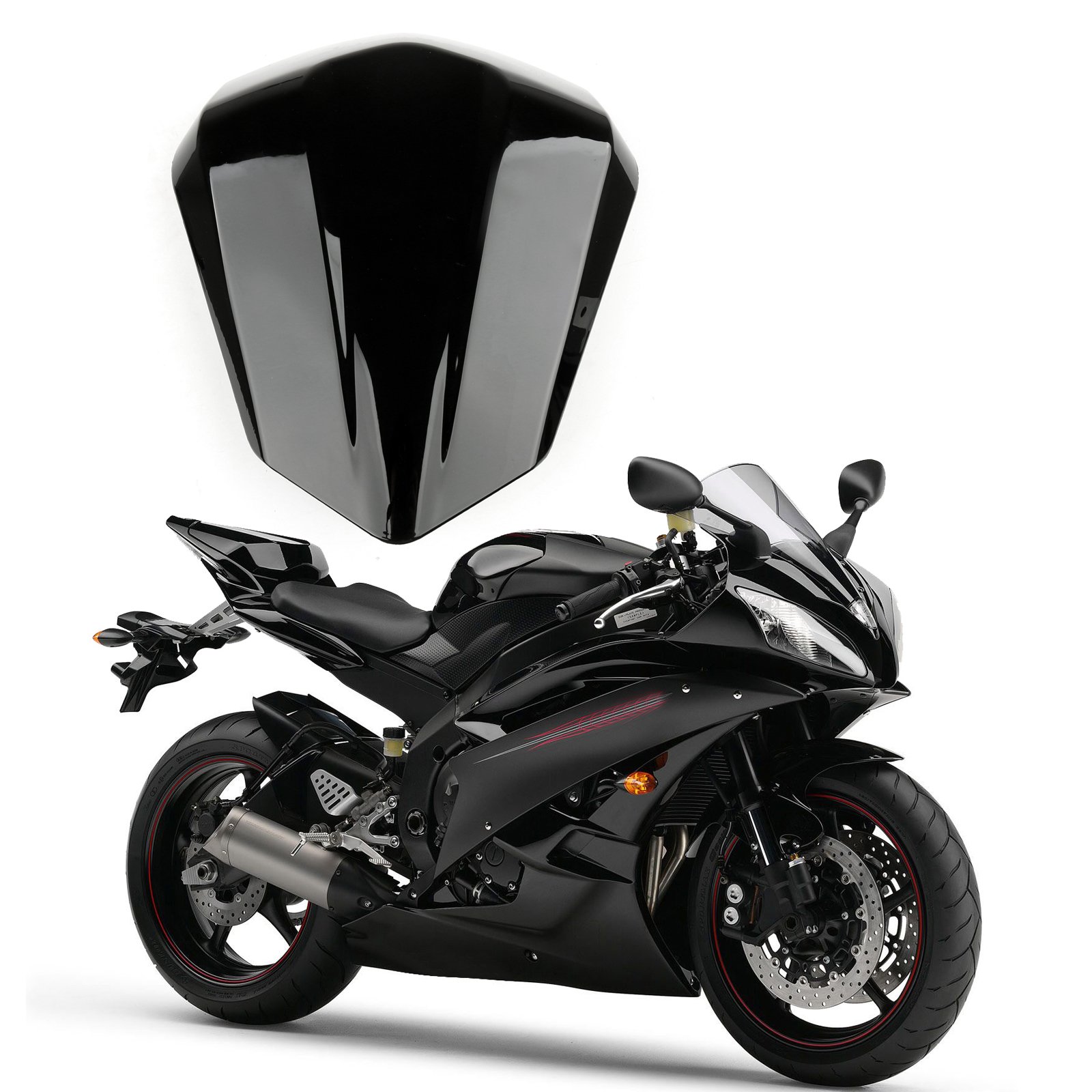 Artudatech Motorrad Soziusabdeckung Sitzkappe Verkleidung Heckabdeckung Rücksitzbezug Rear Seat Cowl Fairing Tail Cover für Yamaha YZF R6 2006 2007 Artudatech Motorrad Soziusabdeckung Sitzkappe Verkleidung Heckabdeckung Rücksitzbezug Rear Seat Cowl Fairing Tail Cover für Yamaha YZF R6 2006 2007 von Artudatech