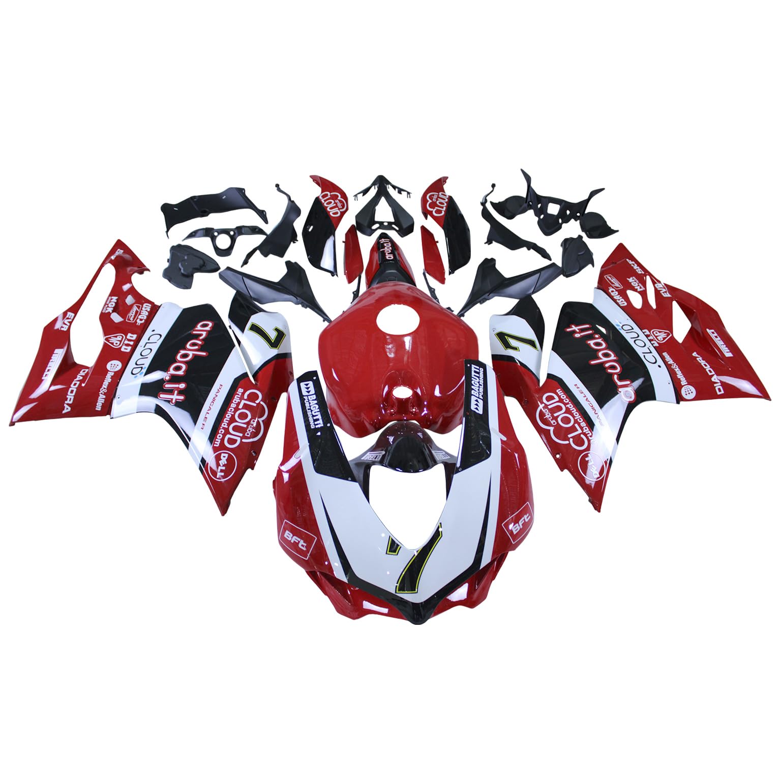 Artudatech Motorräder Injection Verkleidungskit Karosserie Cowl Fairing Kit Bodywork Plastic ABS Fit for Ducati 1299 959 2015-2020 Artudatech Motorräder Injection Verkleidungskit Karosserie Cowl Fairing Kit Bodywork Plastic ABS Fit for Ducati 1299 959 2015-2020 von Artudatech