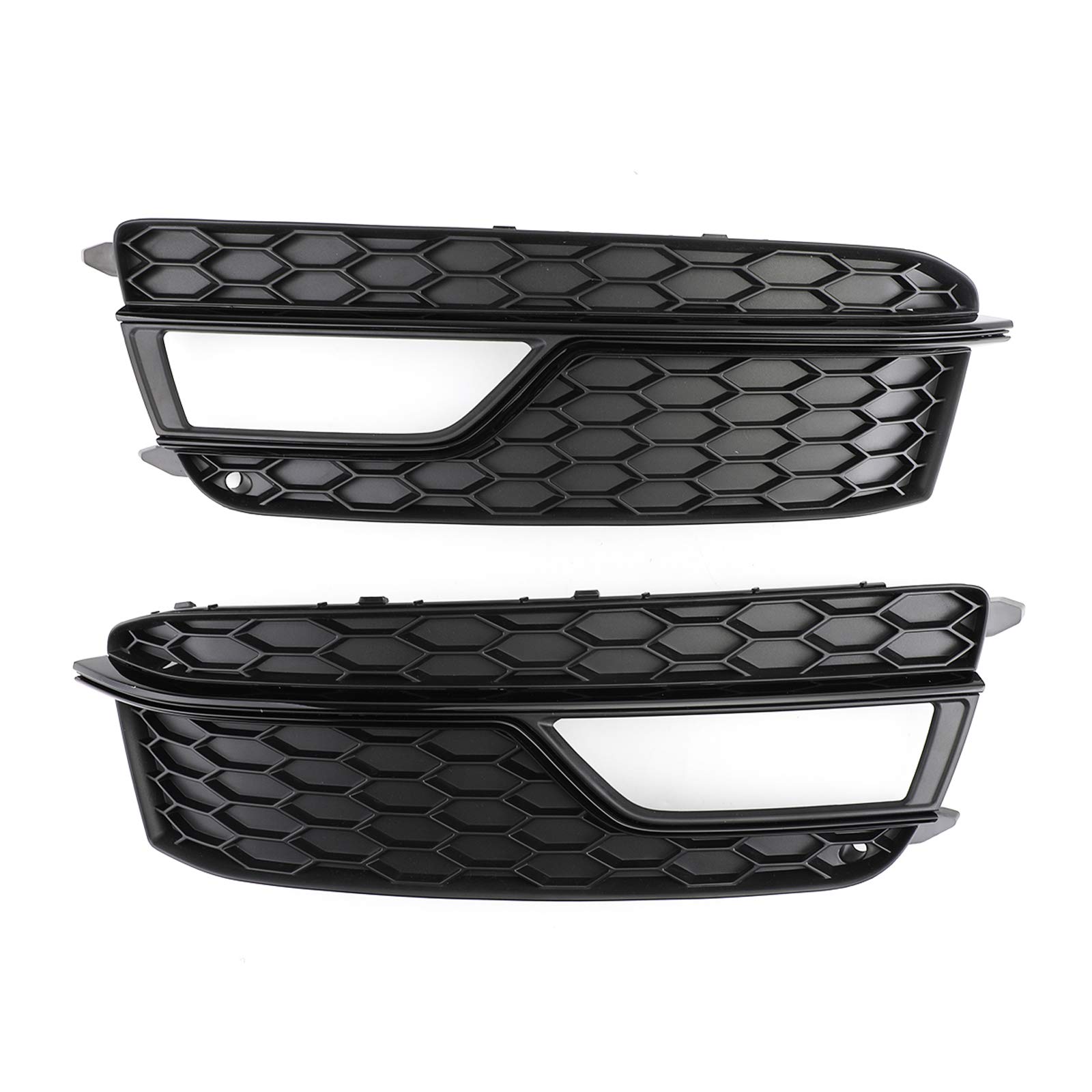 Artudatech Nebelscheinwerfer schwarz Ziergitter passend für AUDI A5 S-Line S5 2013-2016 von Artudatech