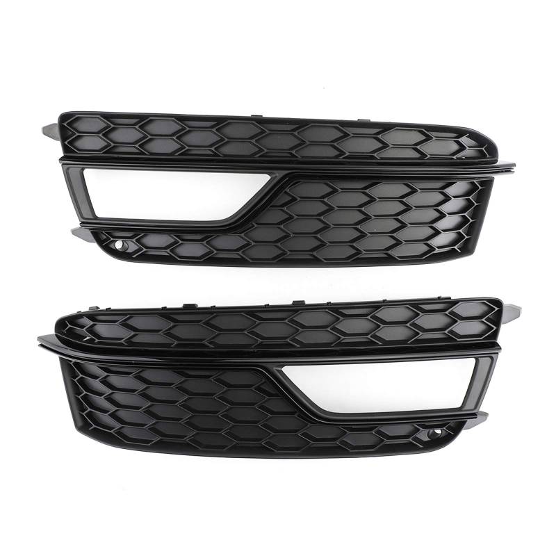 Artudatech Nebelscheinwerfer schwarz Ziergitter passend für AUDI A5 S-Line S5 2013-2016 von Artudatech