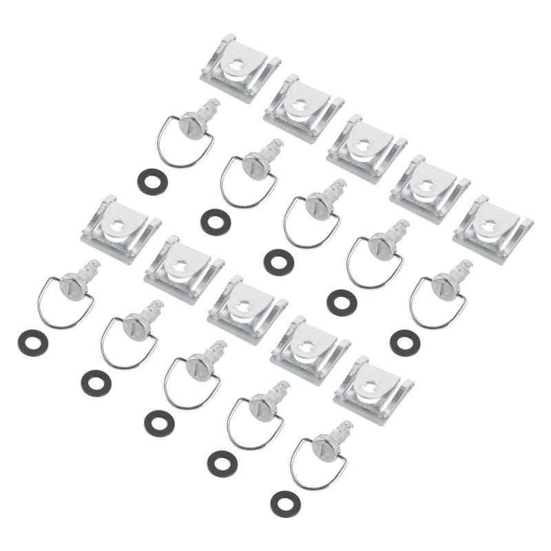 Artudatech Schnellverschlüsse 14mm Quick Release Fasteners Set of 10 Fairing Bolts Studs Quarter Turn + Clips von Artudatech
