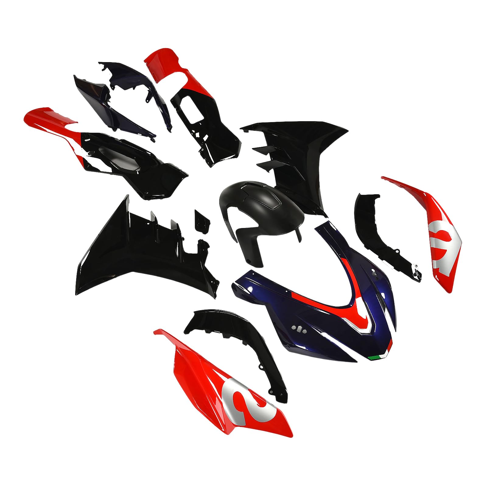 Artudatech Verkleidungssatz Motorrad Motorhaube Abdeckung Injection ABS Plastic Bodywork Fairing Kit Fit for Aprilia RSV4 2021-2024#012 Artudatech Verkleidungssatz Motorrad Motorhaube Abdeckung Injection ABS Plastic Bodywork Fairing Kit Fit for Aprilia RSV4 2021-2024#012 von Artudatech