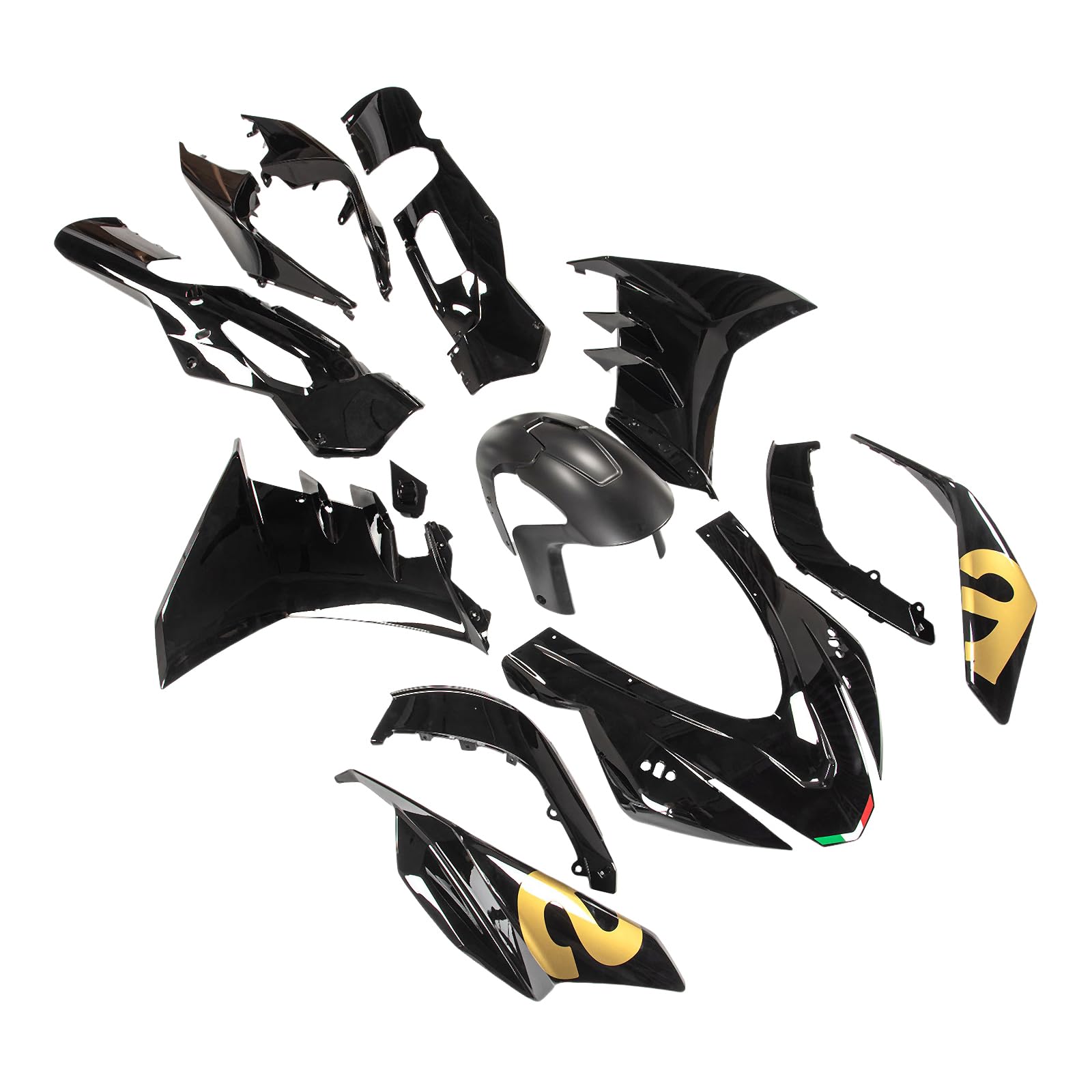 Artudatech Verkleidungssatz Motorrad Motorhaube Abdeckung Injection ABS Plastic Bodywork Fairing Kit Fit for Aprilia RSV4 2021-2024#016 Artudatech Verkleidungssatz Motorrad Motorhaube Abdeckung Injection ABS Plastic Bodywork Fairing Kit Fit for Aprilia RSV4 2021-2024#016 von Artudatech