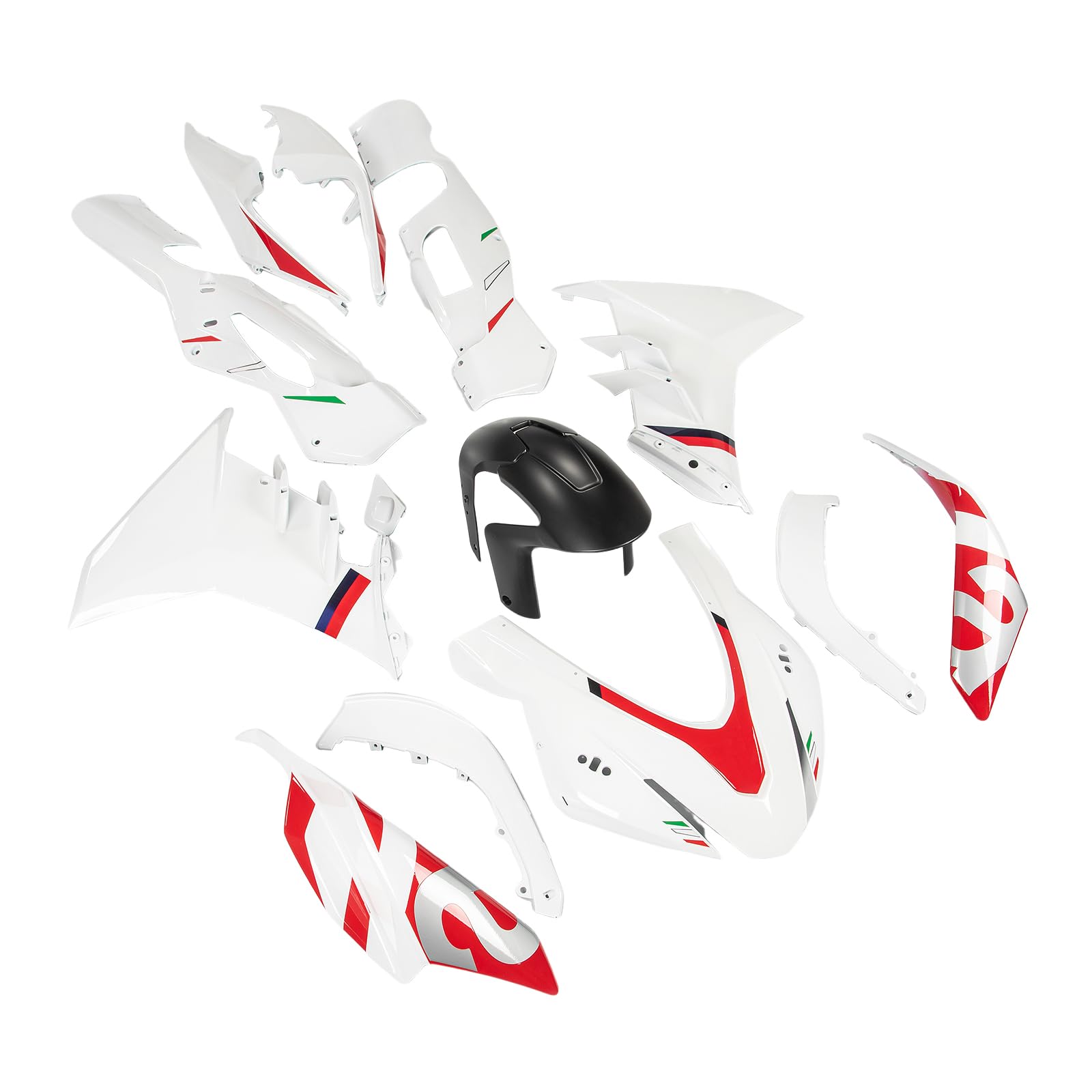 Artudatech Verkleidungssatz Motorrad Motorhaube Abdeckung Injection ABS Plastic Bodywork Fairing Kit Fit for Aprilia RSV4 2021-2024#017 Artudatech Verkleidungssatz Motorrad Motorhaube Abdeckung Injection ABS Plastic Bodywork Fairing Kit Fit for Aprilia RSV4 2021-2024#017 von Artudatech