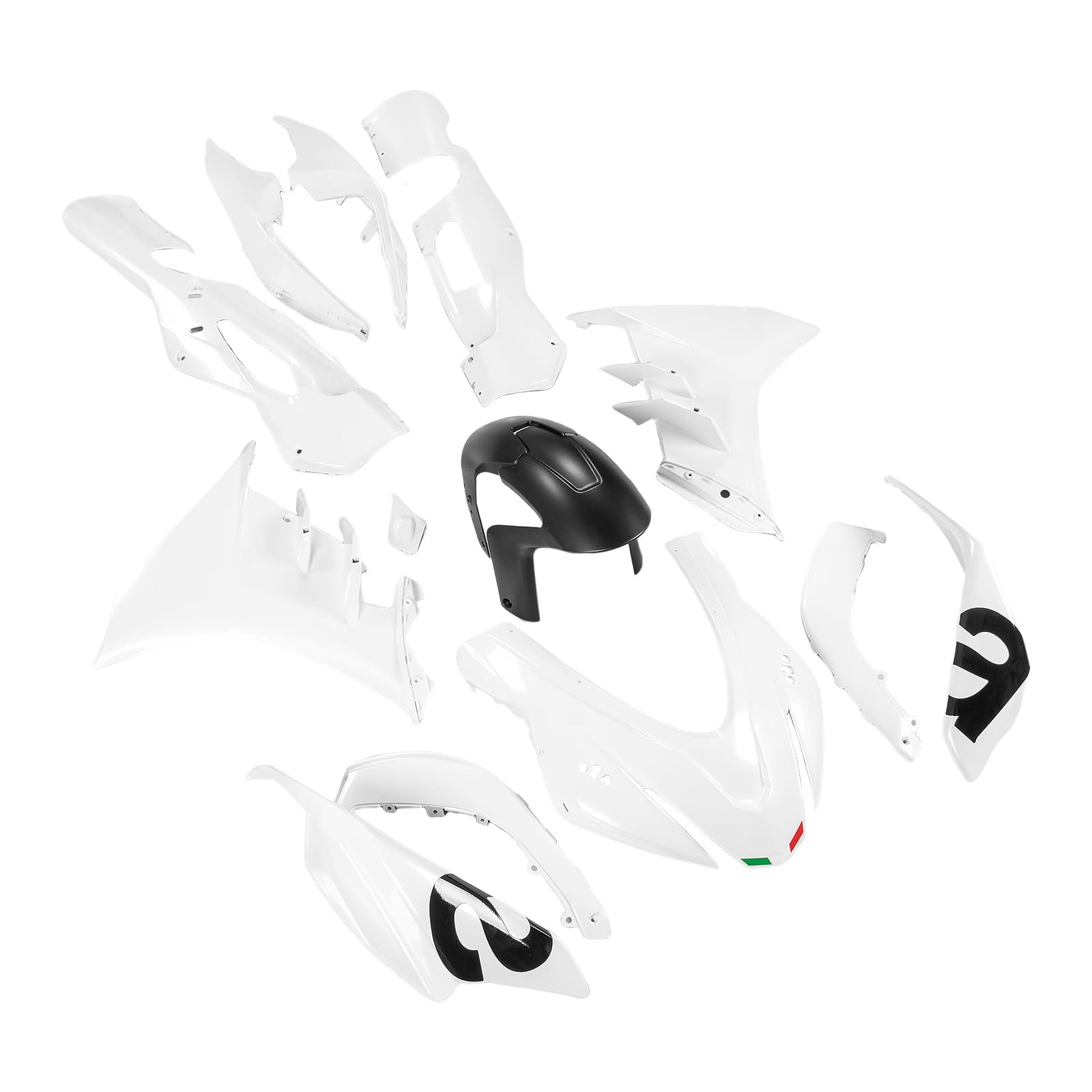 Artudatech Verkleidungssatz Motorrad Motorhaube Abdeckung Injection ABS Plastic Bodywork Fairing Kit Fit for Aprilia RSV4 2021-2024#018 Artudatech Verkleidungssatz Motorrad Motorhaube Abdeckung Injection ABS Plastic Bodywork Fairing Kit Fit for Aprilia RSV4 2021-2024#018 von Artudatech