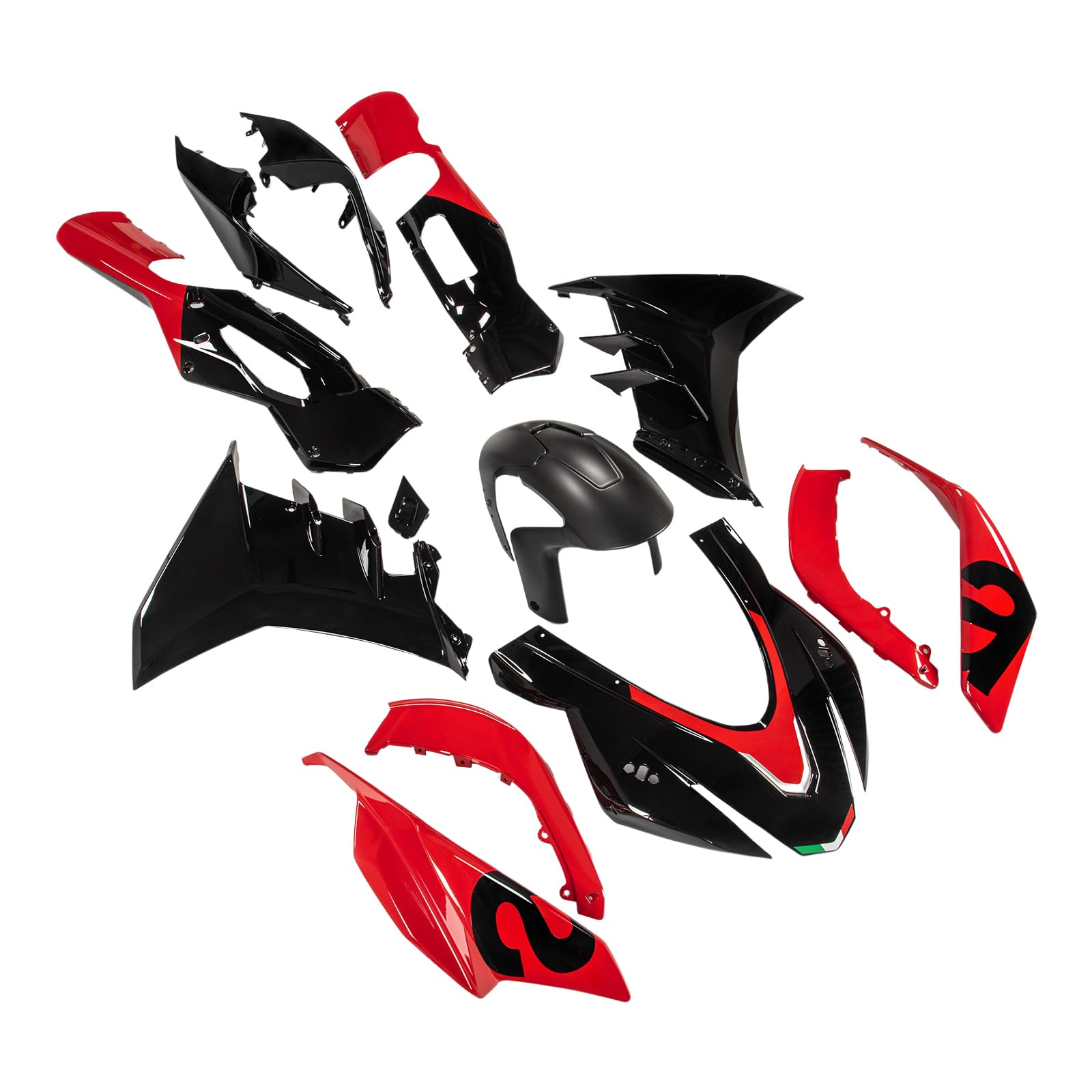 Artudatech Verkleidungssatz Motorrad Motorhaube Abdeckung Injection ABS Plastic Bodywork Fairing Kit Fit for Aprilia RSV4 2021-2024#019 Artudatech Verkleidungssatz Motorrad Motorhaube Abdeckung Injection ABS Plastic Bodywork Fairing Kit Fit for Aprilia RSV4 2021-2024#019 von Artudatech