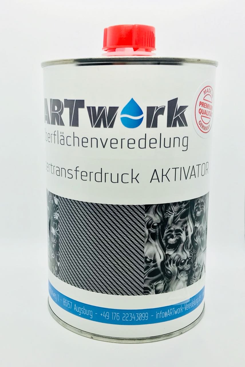 Wassertransferdruck Aktivator 1 Liter spritzfertig Premium Qualität von Artist Unknown