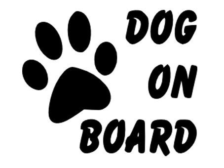 Dog on Board Aufkleber für Stoßstange, für Auto, Lieferwagen, Motorrad Dog on Board Aufkleber für Stoßstange, für Auto, Lieferwagen, Motorrad von Arubas-uk