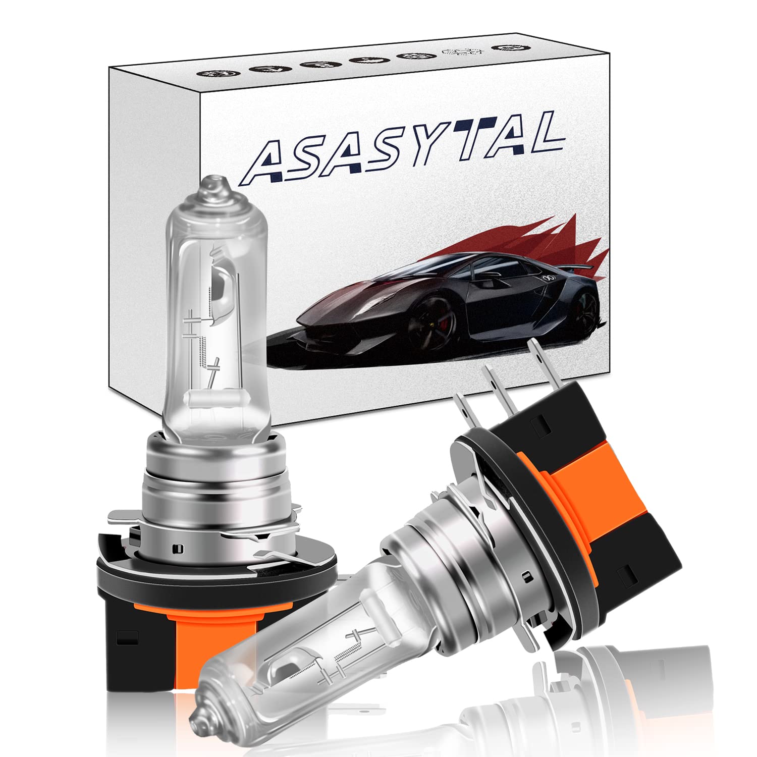 Asasytal H15 Halogen Scheinwerferlampen, 12V 15/55W Tagfahrlicht,3000K Fern-/Abblendlicht-Ampel als OEM-Gelbfarbe für Auto Halogen Scheinwerfer Ersatz, 2 Lampen Asasytal H15 Halogen Scheinwerferlampen, 12V 15/55W Tagfahrlicht,3000K Fern-/Abblendlicht-Ampel als OEM-Gelbfarbe für Auto Halogen Scheinwerfer Ersatz, 2 Lampen von Asasytal