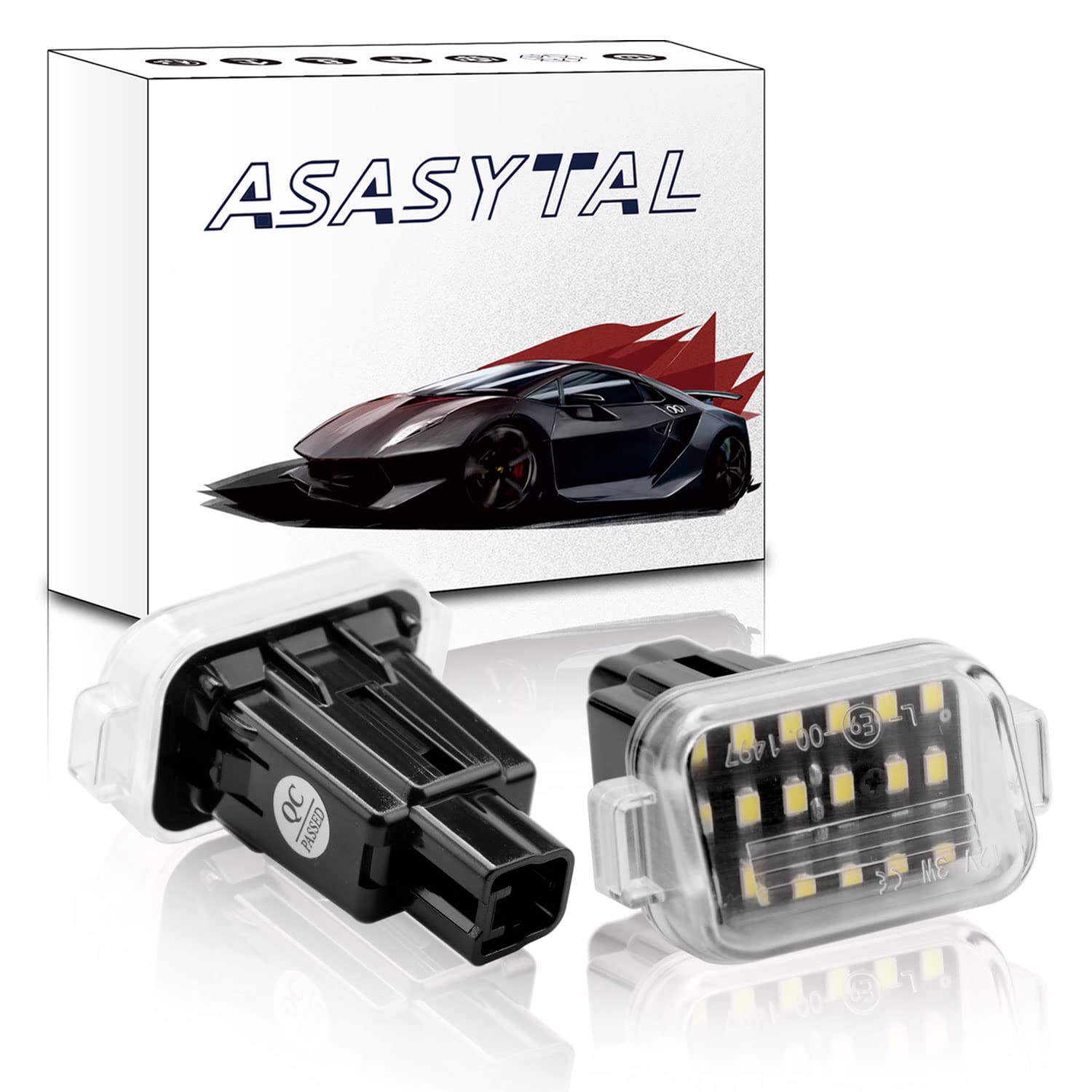 Asasytal Kennzeichenbeleuchtung LED-Kennzeichenleuchten hinten Kompatibel mit Gen 3 Ma-zda 6 Aten-za 2014-2020 Ma-zda 3 Fließheck 5-Türer 2014-2018 6000 K Xenon-Weiß, 2 Stücke Asasytal Kennzeichenbeleuchtung LED-Kennzeichenleuchten hinten Kompatibel mit Gen 3 Ma-zda 6 Aten-za 2014-2020 Ma-zda 3 Fließheck 5-Türer 2014-2018 6000 K Xenon-Weiß, 2 Stücke von Asasytal