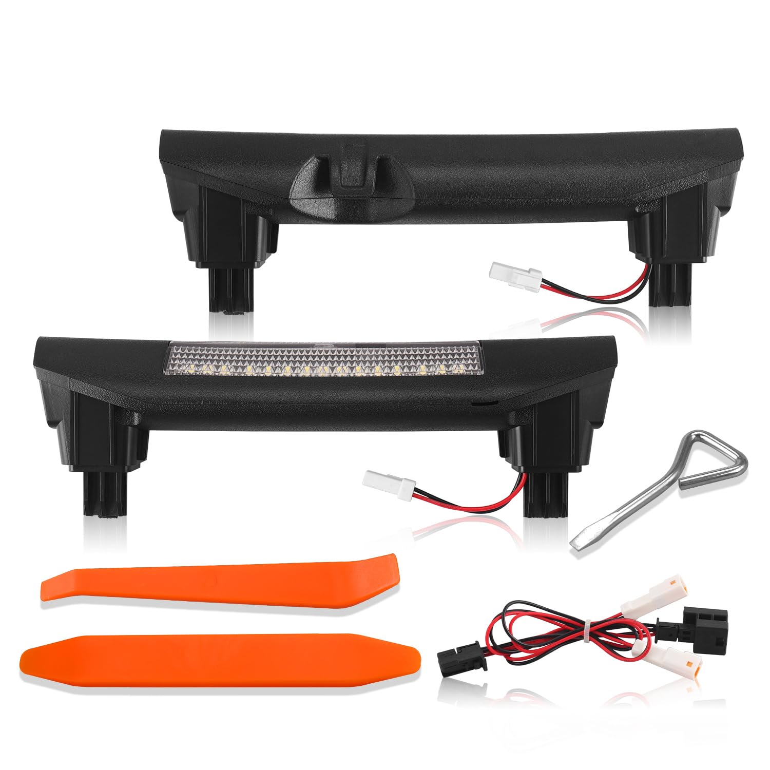 Asasytal LED Kofferraumgriffleuchten Kompatibel mit Mercedes-Benz GLA GLB GLC Coupe EQA EQB EQC etc. Xenon Weiß Hochhelligkeit, ABS-Gehäuse Vollständig Integriert, IP67 Wasserdicht, Links+Rechts Asasytal LED Kofferraumgriffleuchten Kompatibel mit Mercedes-Benz GLA GLB GLC Coupe EQA EQB EQC etc. Xenon Weiß Hochhelligkeit, ABS-Gehäuse Vollständig Integriert, IP67 Wasserdicht, Links+Rechts von Asasytal